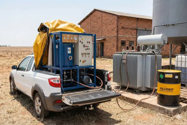 Tratamento e regeneração de óleo isolante para transformadores